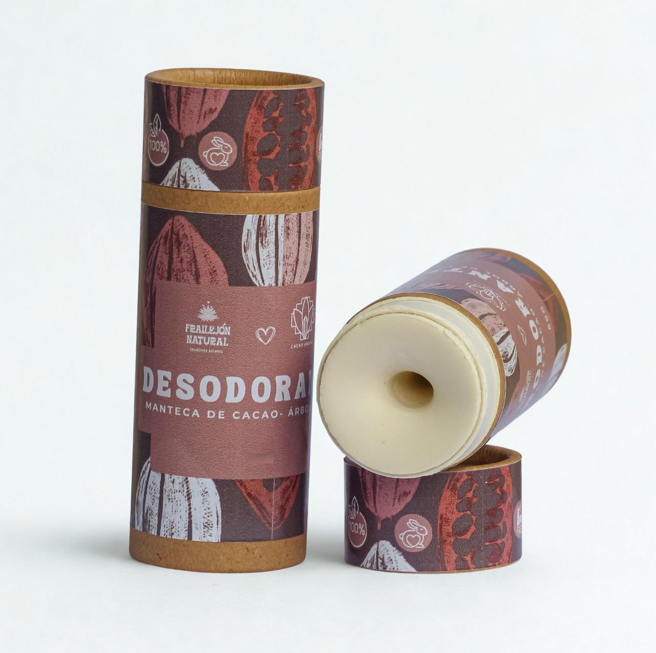 Desodorante Natural con Menteca de Cacao