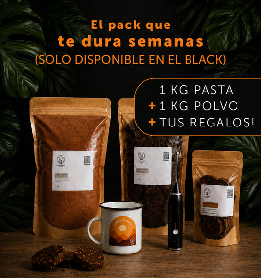 PACK BLACK CACAO ANDINO (REGALOS INCLUIDOS)