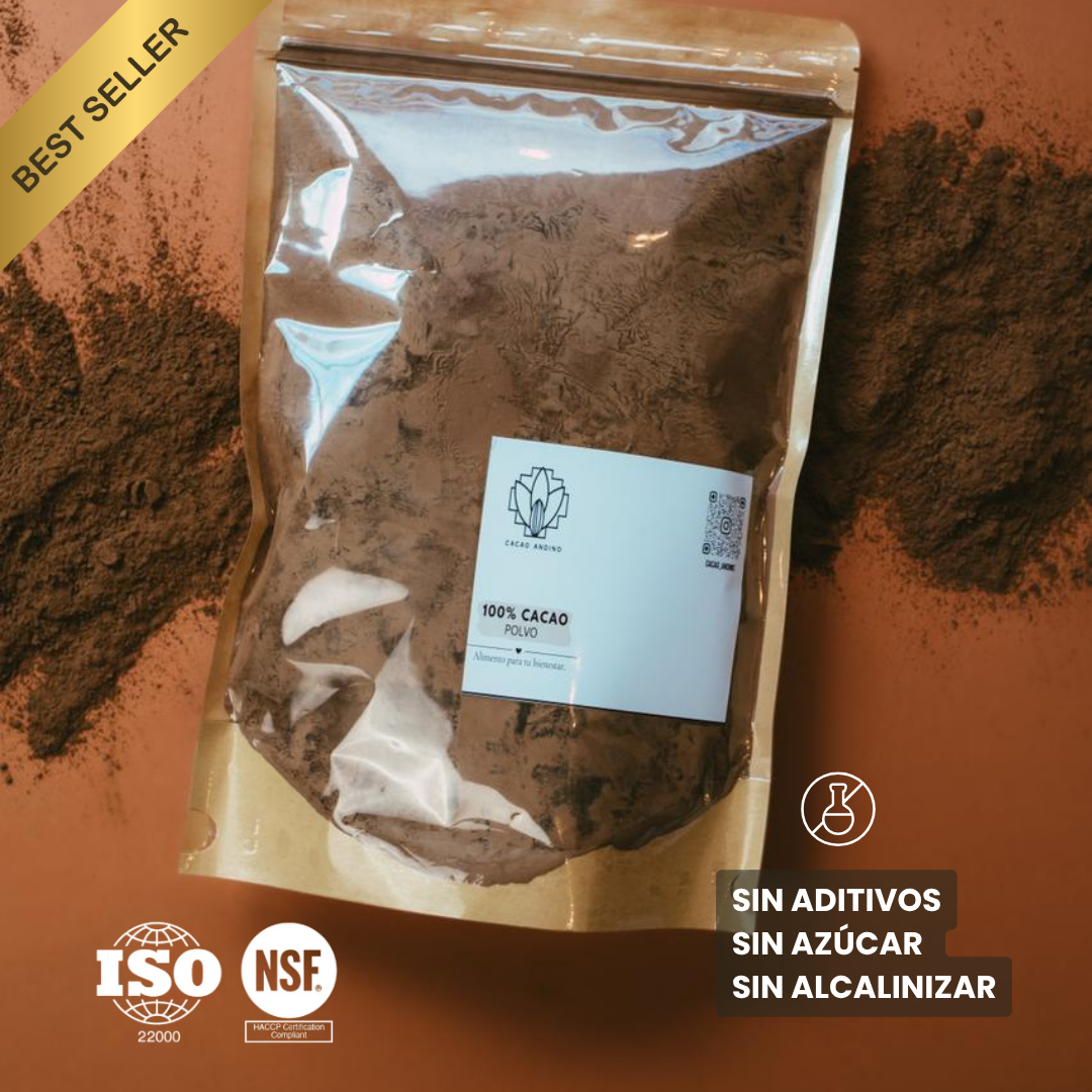 Cacao en Polvo 100% Sin Alcalinizar