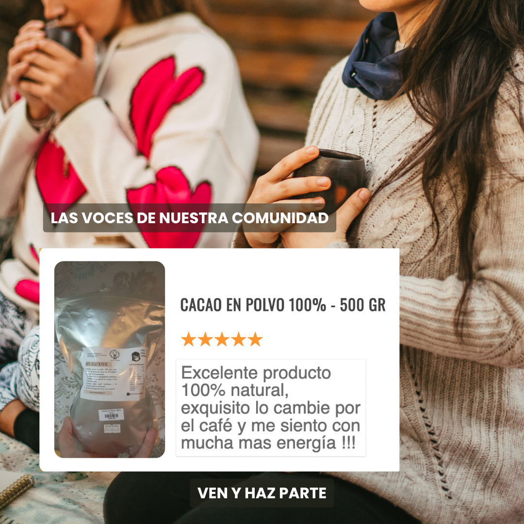 Cacao en Polvo 100% Sin Alcalinizar
