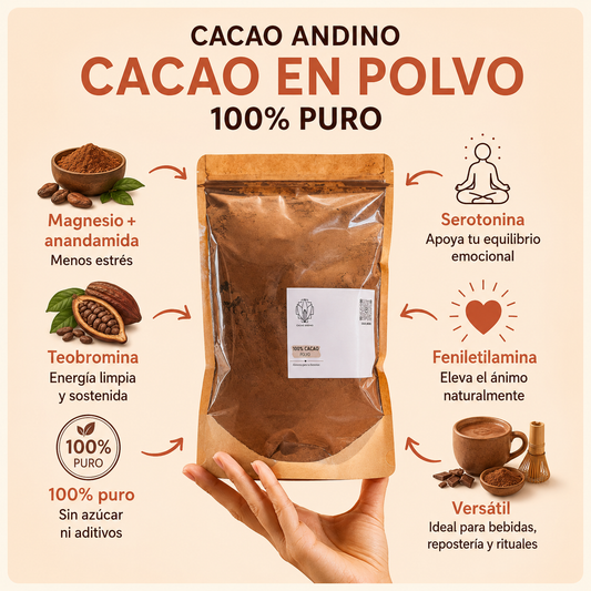 Cacao en Polvo 100% Sin Alcalinizar