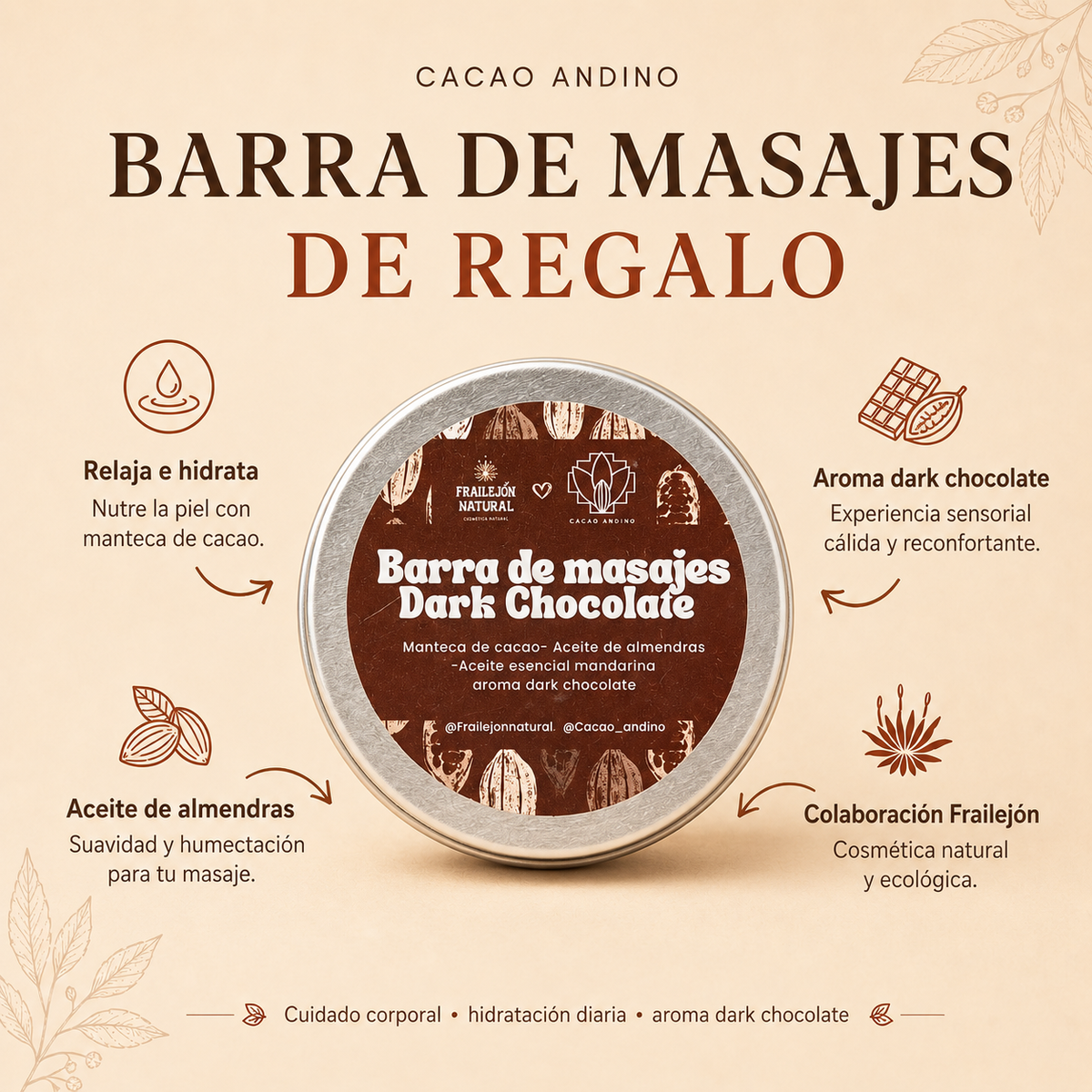 PACK UNIVERSO CACAO ANDINO + ENVÍO GRATIS RM + REGALOS