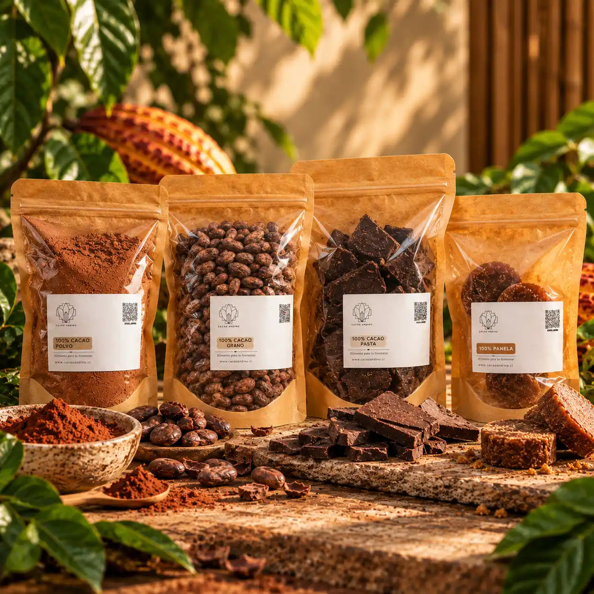 PACK UNIVERSO CACAO ANDINO + ENVÍO GRATIS RM + REGALOS