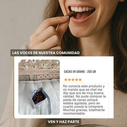 Cacao en Grano 100% Puro
