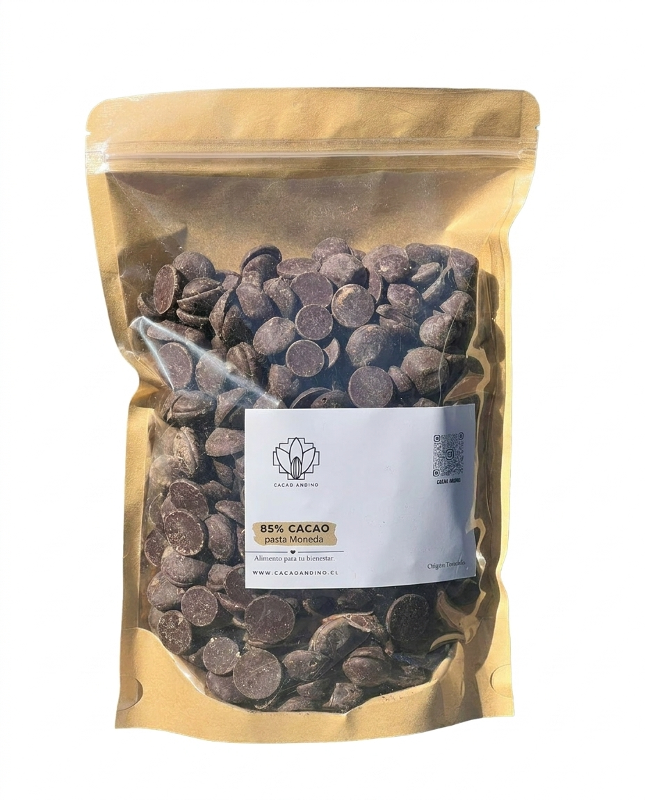 Cacao en Pasta Moneda 85%
