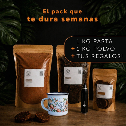 PACK BLACK CACAO ANDINO (REGALOS INCLUIDOS)